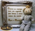 Quadro GG com frase e Urso M